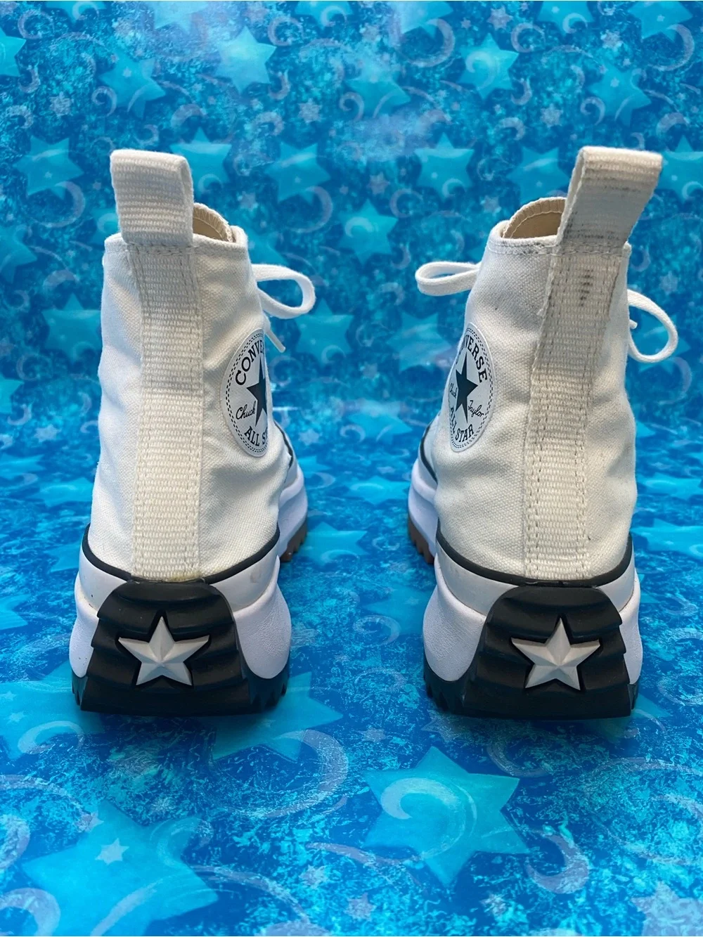Converse Unisex White Run Star Hike Platform Sneaker Sz US Men 6.5/US Women 8 - Picture 6 of 13